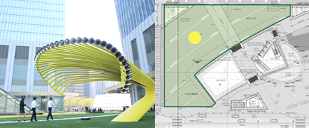 Silent Propagation Sculpture and Location Map Image